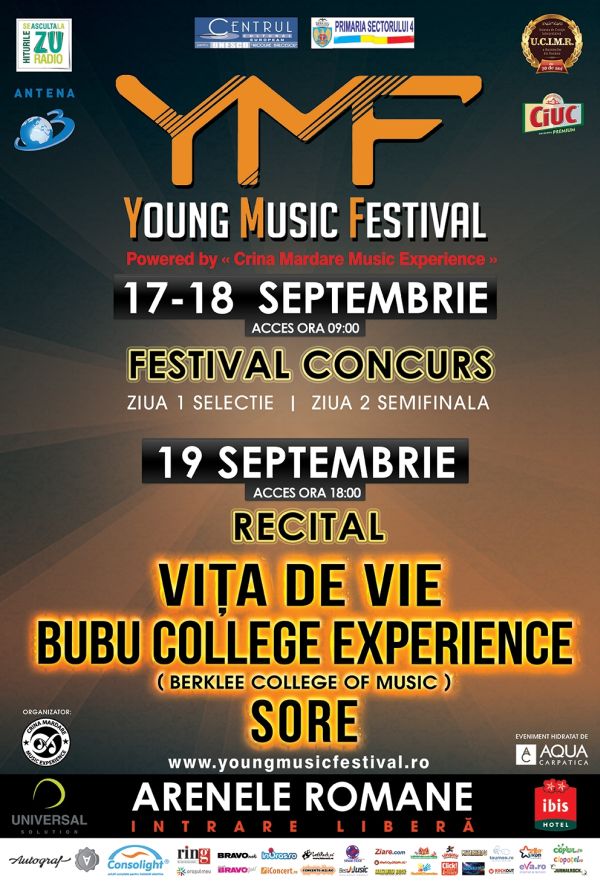 Young Music Festival cu Vita de Vie, Bubu Cernea si altii
